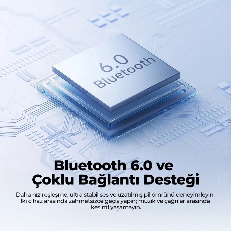 Soundpeats Q3 Pro Hibrit ANC ENC TWS Bluetooth 6.0 Kablosuz Kulak içi Kulaklık Siyah - 8