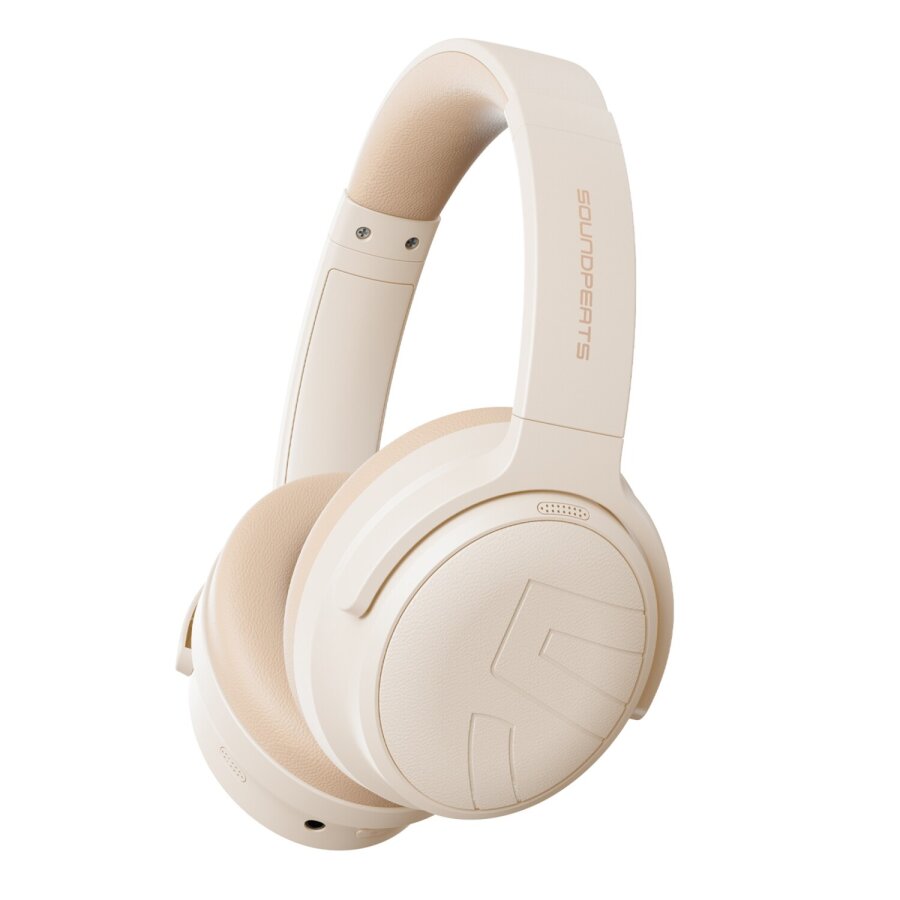 SoundPeats Space Pro Hi-Res LDAC Bluetooth 5.4 TWS Kablosuz Kulak üstü Kulaklık Bej - 2