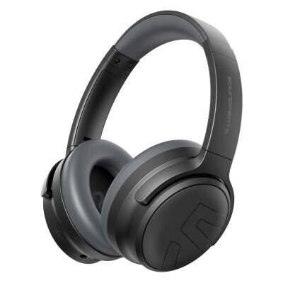 SoundPeats Space Pro Hi-Res LDAC Bluetooth 5.4 TWS Kablosuz Kulak üstü Kulaklık Siyah