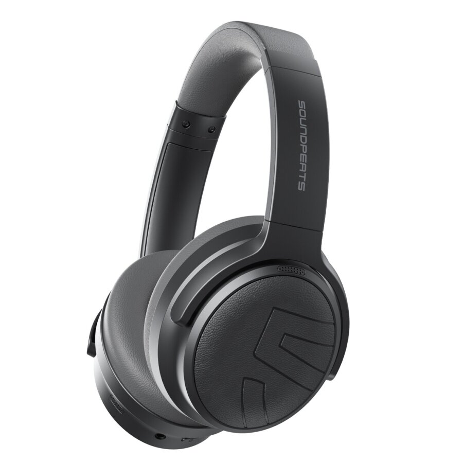 SoundPeats Space Pro Hi-Res LDAC Bluetooth 5.4 TWS Kablosuz Kulak üstü Kulaklık Siyah - 4