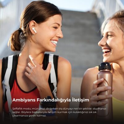 SoundPeats T3 Pro ANC TWS Bluetooth 5.4 Kablosuz Kulak içi Kulaklık Beyaz - 8