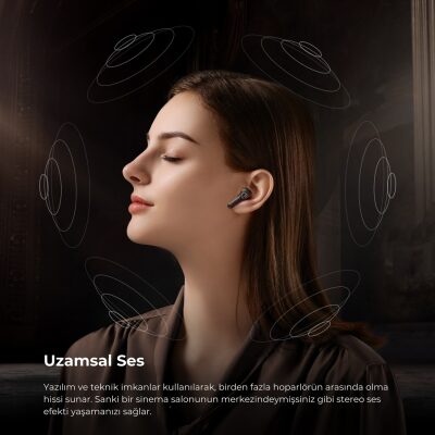 SoundPeats T3 Pro ANC TWS Bluetooth 5.4 Kablosuz Kulak içi Kulaklık Siyah - 8