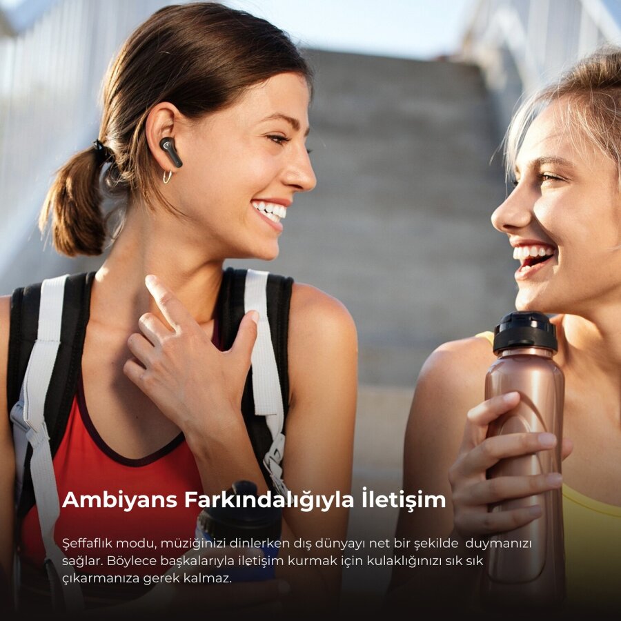 SoundPeats T3 Pro ANC TWS Bluetooth 5.4 Kablosuz Kulak içi Kulaklık Siyah - 2