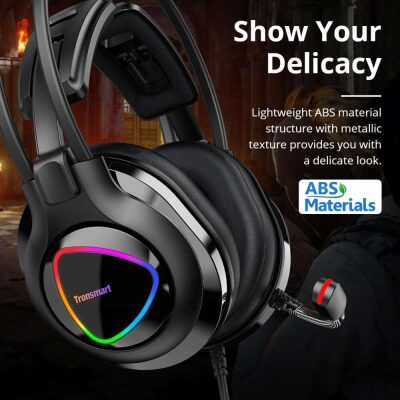 Tronsmart Glary Alpha RGB Gaming Oyuncu Kulaklığı - 5