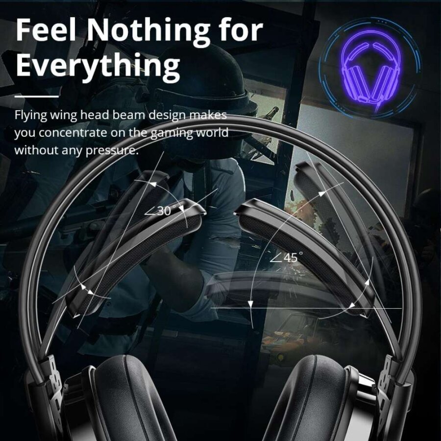 Tronsmart Glary Alpha RGB Gaming Oyuncu Kulaklığı - 6