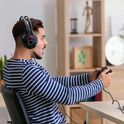 Tronsmart Glary Alpha RGB Gaming Oyuncu Kulaklığı - 7