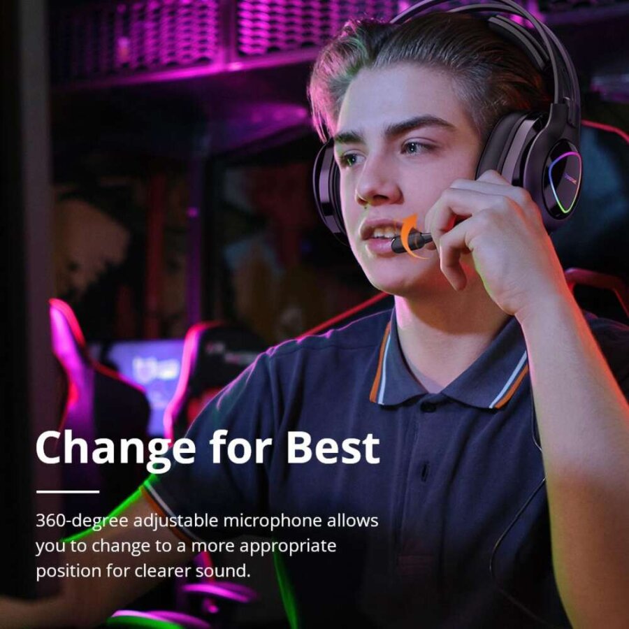 Tronsmart Glary Alpha RGB Gaming Oyuncu Kulaklığı - 10