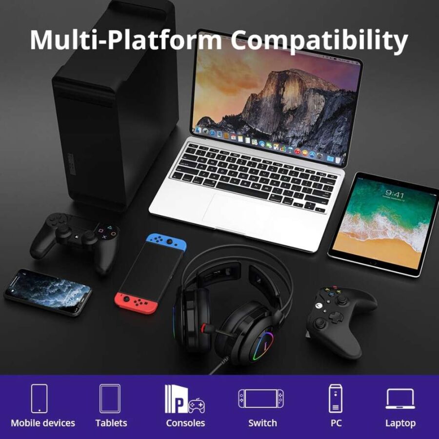 Tronsmart Glary Alpha RGB Gaming Oyuncu Kulaklığı - 3