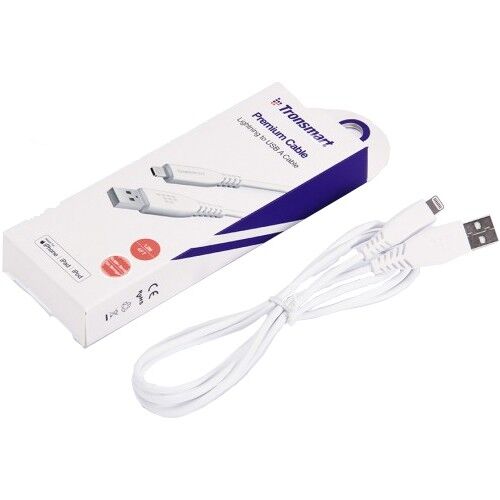 Tronsmart iPhone İçin MFI Lightning 1.2M Şarj Kablosu Beyaz - 4