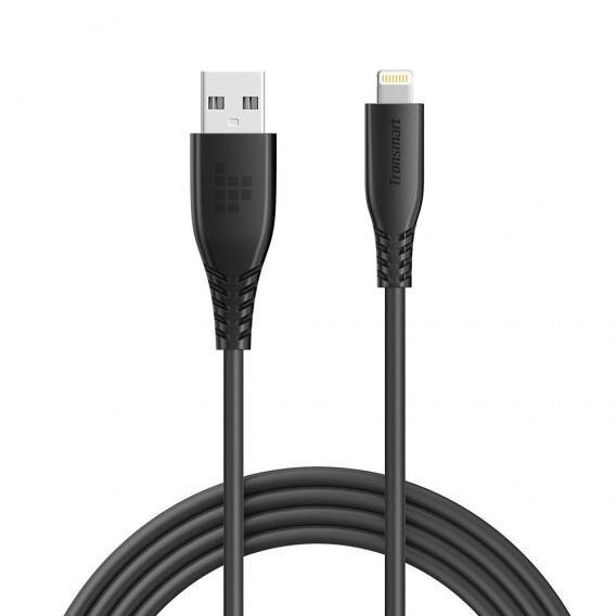 Tronsmart iPhone İçin MFI Lightning 1.2M Şarj Kablosu Siyah - 1
