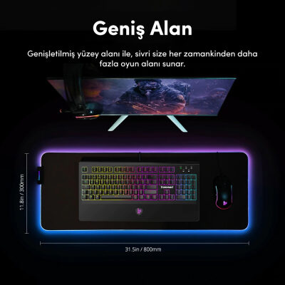 Tronsmart Spire RGB Gaming Oyuncu Mousepad - 5
