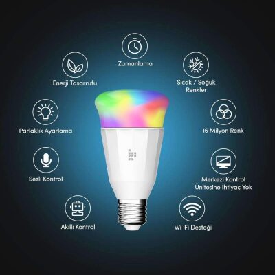 Tronsmart TB01 RGBW E27 Akıllı LED Ampul - 3