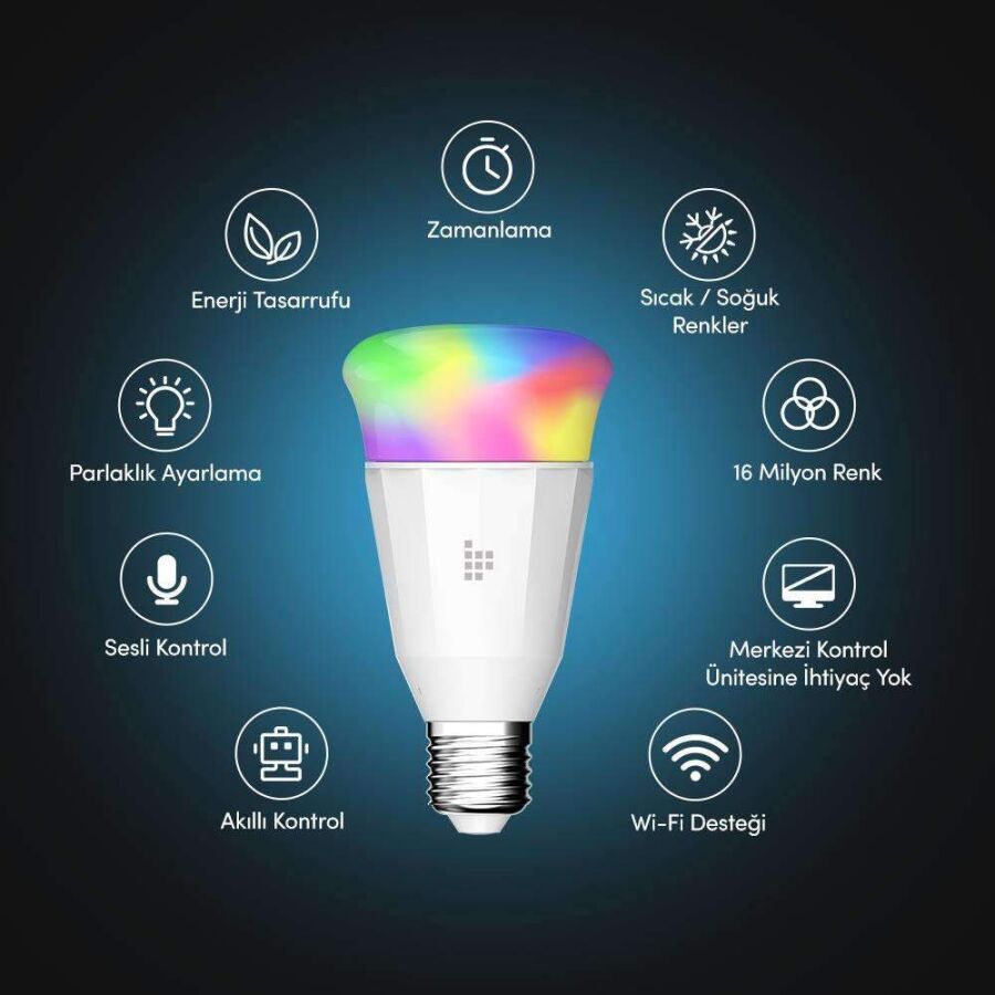 Tronsmart TB01 RGBW E27 Akıllı LED Ampul - 3