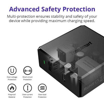 Tronsmart WCP03 57W USB Type-C PD 3.0 Şarj Cihazı - 5