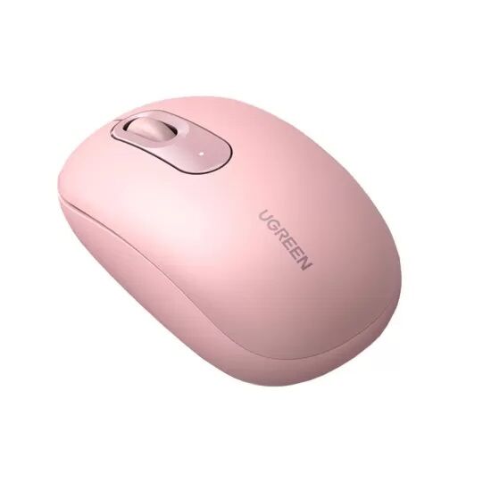 Ugreen 2400DPI 2.4Ghz Wireless Kablosuz Sessiz Mouse Pembe - 1