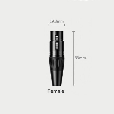 Ugreen 3 Pinli Dişi XLR Konnektör Adaptör - 4