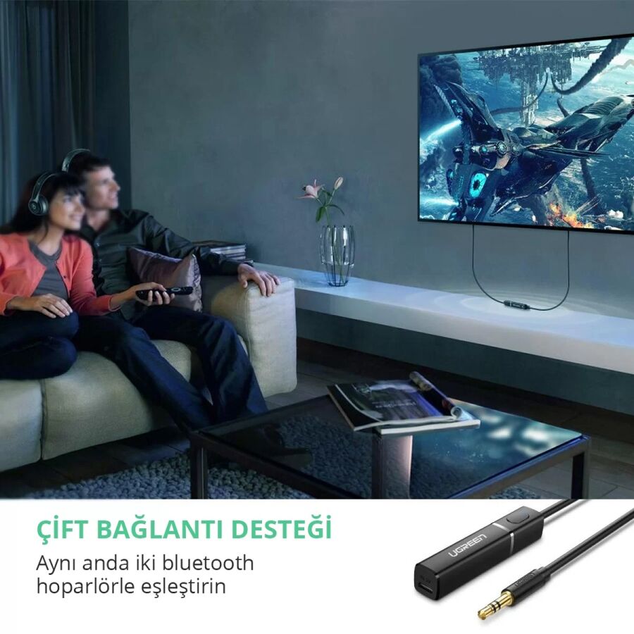 UGREEN 3.5mm Bluetooth Transmitter Verici - 4