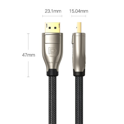 Ugreen 8K 60Hz 4K 144Hz v1.4 DisplayPort Görüntü ve Ses Aktarım Kablosu 3 Metre - 5