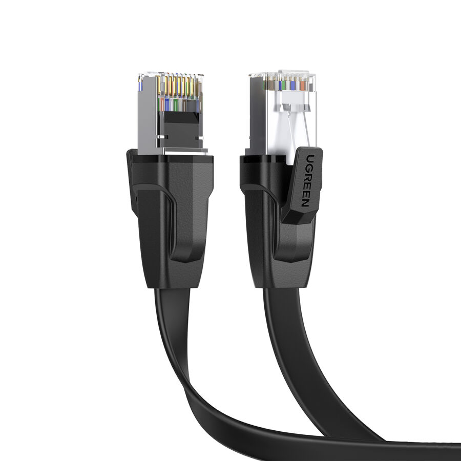 Ugreen CAT8 40Gbps U/FTP Flat RJ45 Ethernet Ağ Kablosu 50 CM - 1