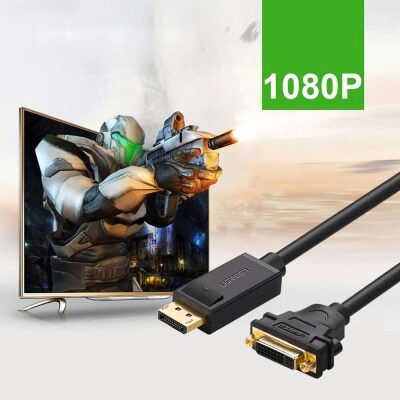 Ugreen DisplayPort Erkek to DVI 24+5 Dişi Çevirici Dönüştürücü 15 CM - 5