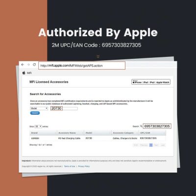 Ugreen iPhone Lightning 2.4A Data ve Şarj Kablosu 1 Metre - 6