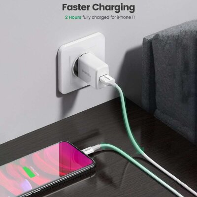 Ugreen iPhone Lightning 2.4A Data ve Şarj Kablosu 2 Metre - 5