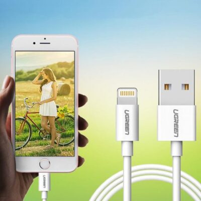 UGREEN MFI Lightning iPhone Şarj Kablosu Beyaz / 200 Cm - 4