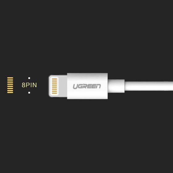 UGREEN MFI Lightning iPhone Şarj Kablosu Beyaz / 200 Cm - 3