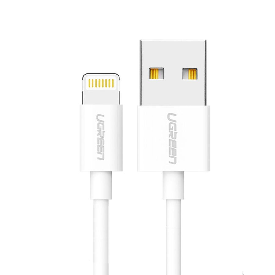 UGREEN MFI Lightning iPhone Şarj Kablosu Beyaz / 200 Cm - 1