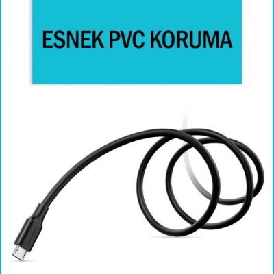 UGREEN Micro USB Şarj ve Data Kablosu Beyaz 1.5 Metre - 3