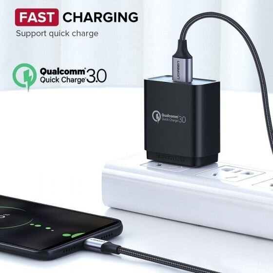 Ugreen Premium Micro USB Şarj ve Data Kablosu Silver 1 Metre - 5