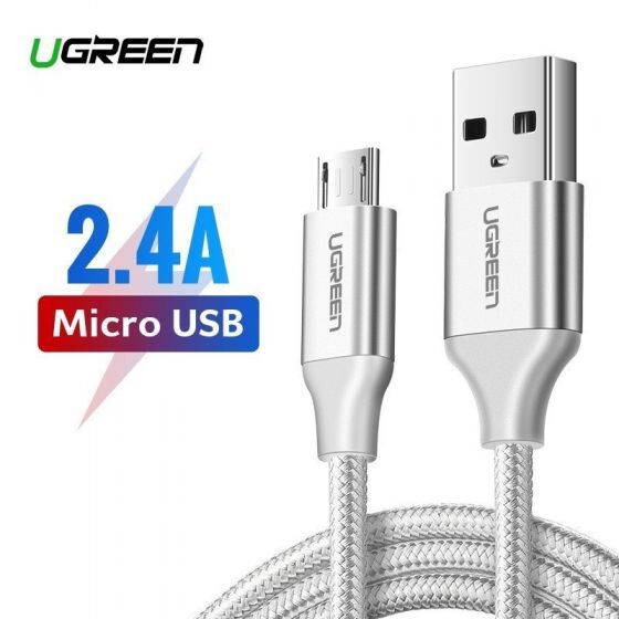 Ugreen Premium Micro USB Şarj ve Data Kablosu Silver 1 Metre - 3