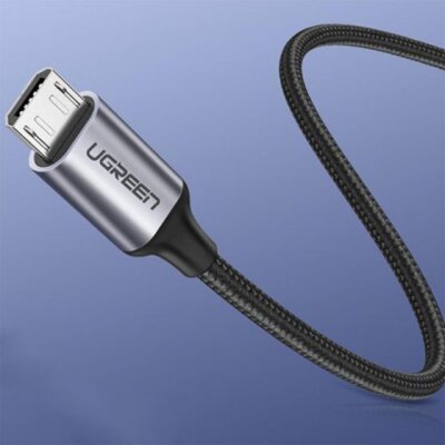 Ugreen Premium Micro USB Şarj ve Data Kablosu Siyah 1.5 Metre - 6