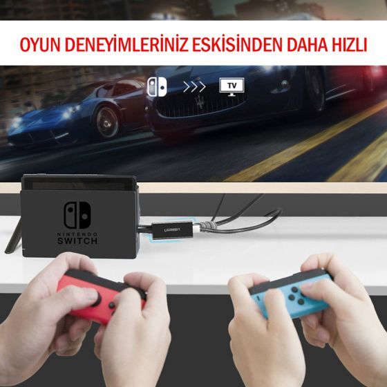 Ugreen USB 3.0 PC Mac Konsol Tv Box Ethernet Adaptörü Beyaz - 7