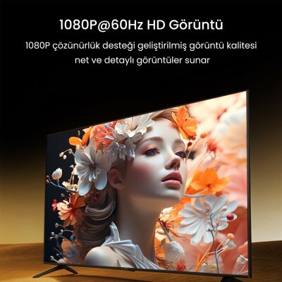 VegGieg 1080P 60Hz Kablosuz HDMI Görüntü Aktarım Cihazı Mini Wireless HD Display Adaptör Verici Alıcı Set - 6