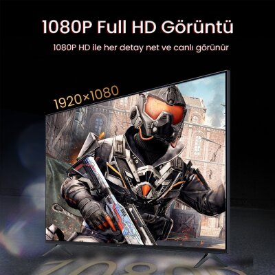VegGieg 1080P Full HD 60Hz HDMI Extender 60 Metre CAT5E/6 Klavye Mouse HDMI Menzil Genişletici Uzatıcı - 4