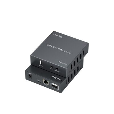 VegGieg 1080P Full HD 60Hz HDMI KVM Extender 60 Metre CAT5E/6 HDMI Menzil Genişletici Uzatıcı - 1