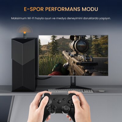 VegGieg 1100 Mbps Dual Band Wi-Fi 6 Alıcı ve Bluetooth 5.4 Adaptör Mini USB Dongle - 3