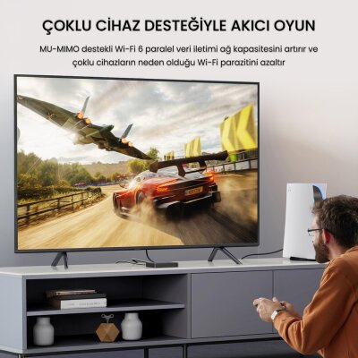VegGieg 1100 Mbps Dual Band Wi-Fi 6 Alıcı ve Bluetooth 5.4 Adaptör Mini USB Dongle - 5