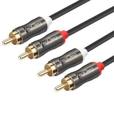 VegGieg 2 RCA to 2 RCA Ses Kablosu 1.5 Metre 