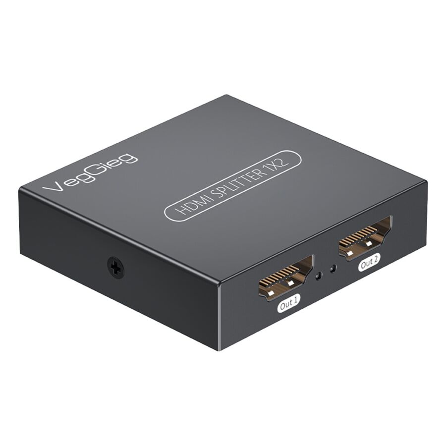Veggieg 4K 30Hz 1 Giriş 2 Çıkış HDMI Splitter Görüntü Çoklayıcı Ayırıcı Bölücü Adaptör - 1