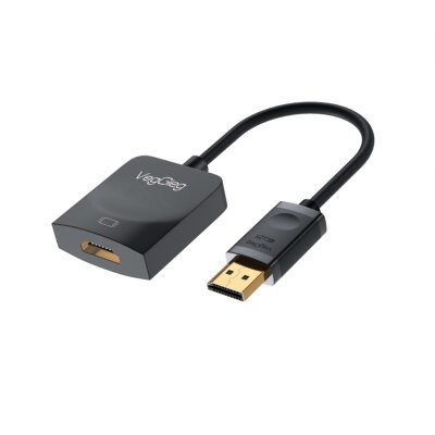 Veggieg 4K 30Hz DisplayPort (DP) Erkek to HDMI Dişi Aktif Çevirici Dönüştürücü Adaptör Kablo - 2