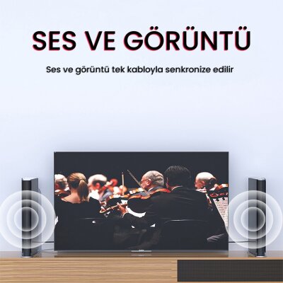 VegGieg 4K 30Hz DisplayPort to HDMI Dönüştürücü Kablo 5 Metre - 6