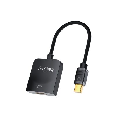 Veggieg 4K 30Hz Mini DisplayPort (DP) Erkek to HDMI Dişi Aktif Çevirici Dönüştürücü Adaptör Kablo - 1