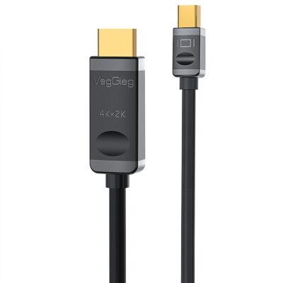 VegGieg 4K 30Hz Mini DisplayPort to HDMI Dönüştürücü Kablo 1.5 Metre 