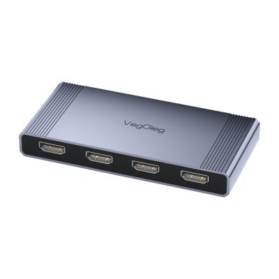 VegGieg 4K HDMI 2.0 Görüntü Seçici 3 Giriş 1 Çıkış Kumandalı Switch - 1