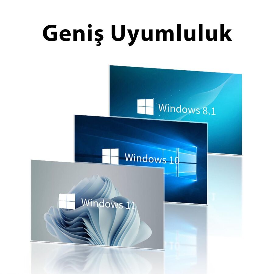 VegGieg 5400 Mbps 2.4GHz/5Ghz/6GHz Tri Band Alıcı Verici USB Wifi 6 Adaptör - 5