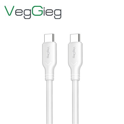 VegGieg 60W Type-C to Type-C Hızlı Şarj ve Data Kablosu 1.2 Metre - 1