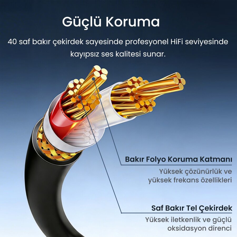 VegGieg 6.35mm to XLR Dişi Mikrofon Kablosu Hi-Fi Ses Kalitesi OFC Bakır Enstrüman Ses Kablosu 2 Metre - 4