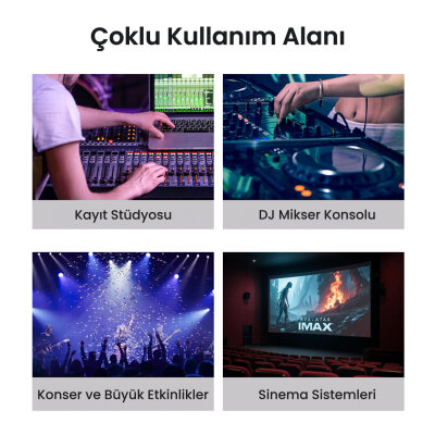 Veggieg 6.35mm to XLR Dişi Mikrofon Kablosu Hi-Fi Ses Kalitesi OFC Bakır Enstrüman Ses Kablosu 5 Metre - 7